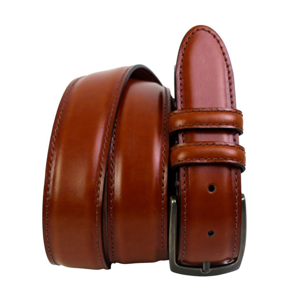 Joseph Abboud BROWN GENUINE LEATHER 1 3/8"Wd CASUAL DRESS MEN'S BELT 50/125 (A75
